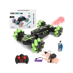 JJRC Stunt Twist Car JC01 with Dual Remote Control and Gesture Sensing Feature Green JJRC Stunt Twist Car JC01 with Dual Remote Control and Gesture Sensing Feature Green